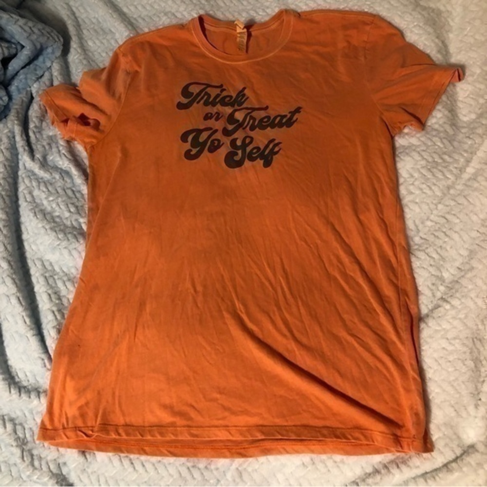 New- Trick or Treat Yo Self Shirt custom printed